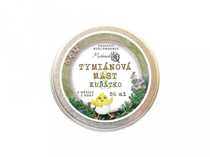 Tymiánová mast Kuřátko Medarek - Varianta: 30 ml