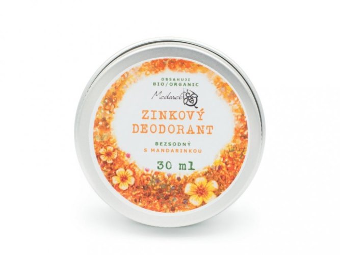 Zinkový deodorant mandarinka Medarek - Varianta: 30 ml