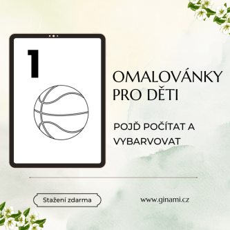 Omalovánky - počítej a vybarvuj