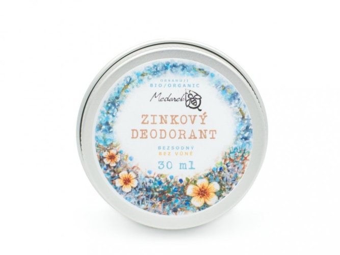 Zinkový deodorant bez vůně Medarek - Varianta: 30 ml