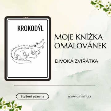 Moje knížka omalovánek - divoká zvířátka