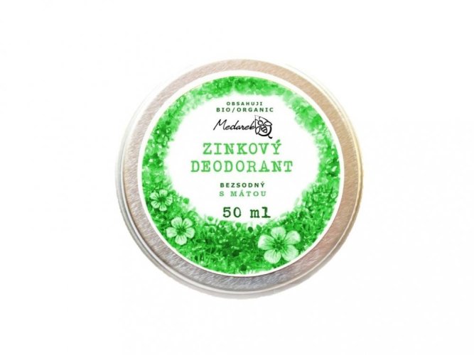 Zinkový deodorant sladká máta - Varianta: 30 ml