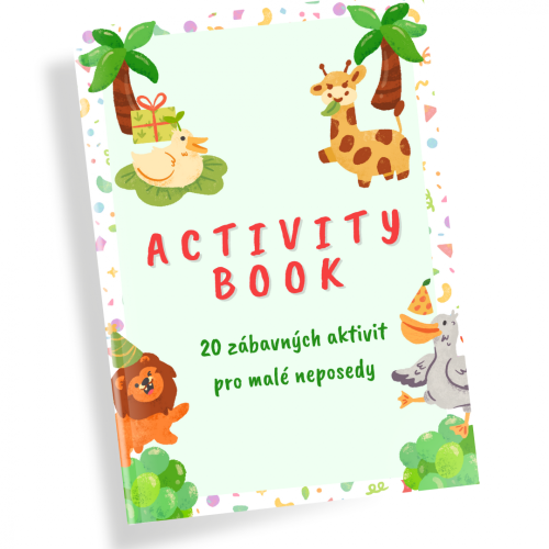 Activity Book - zábavný sešit pro děti - Verze: PDF online k vytisknutí
